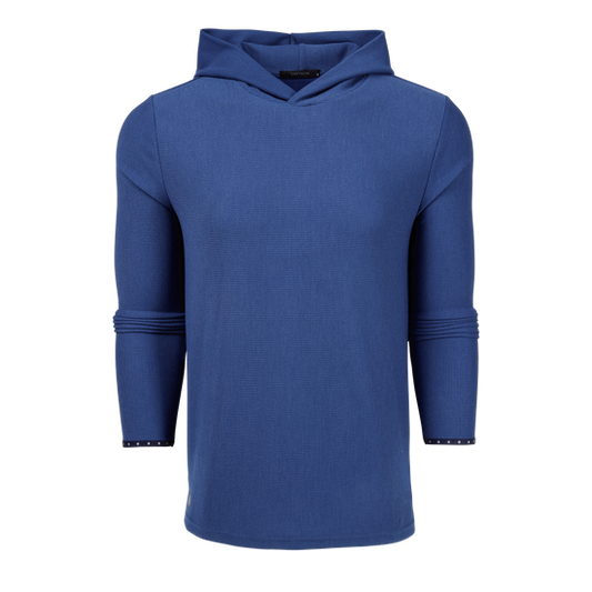 Greyson Traverse Waffle Hoodie in Falcon
