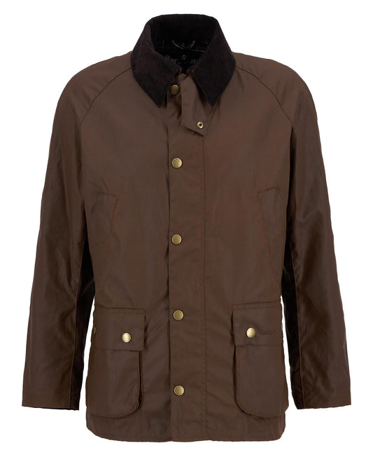 Barbour Mens Ashby Wax Jacket in Bark