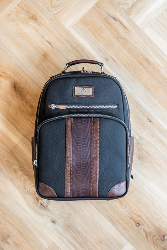 Martin Dingman Executive Nylon Backpack in Black