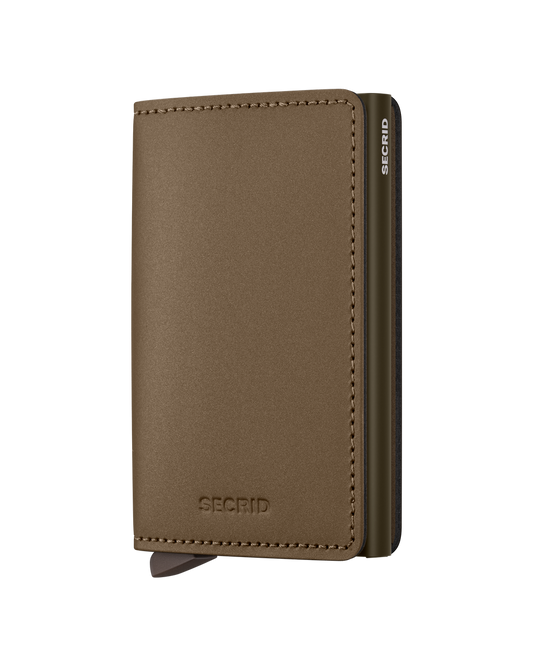 Secrid Slim Wallet in Matte Satin Bronze