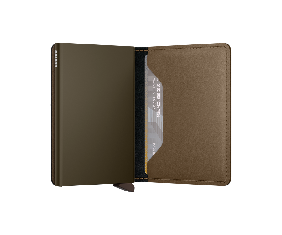 Secrid Slim Wallet in Matte Satin Bronze