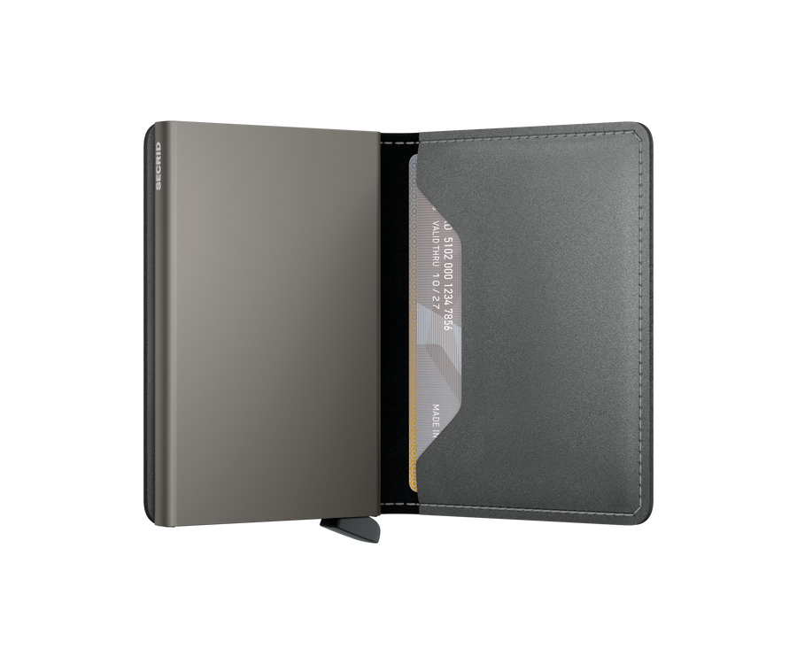 Secrid Slim Wallet in Matte Satin Steel