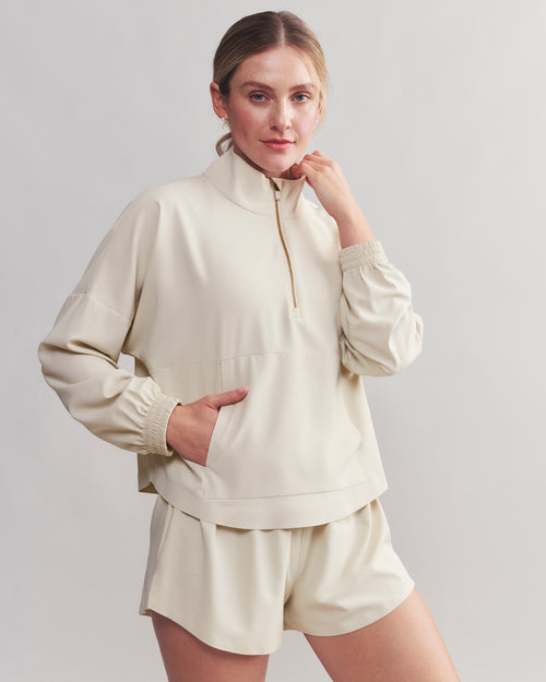 Womens Rhone Mirage Anorak in Sand