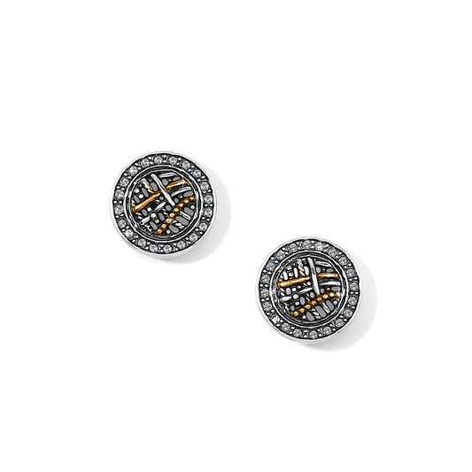 Womens Brighton Neptune's Rings Woven Post Earrings