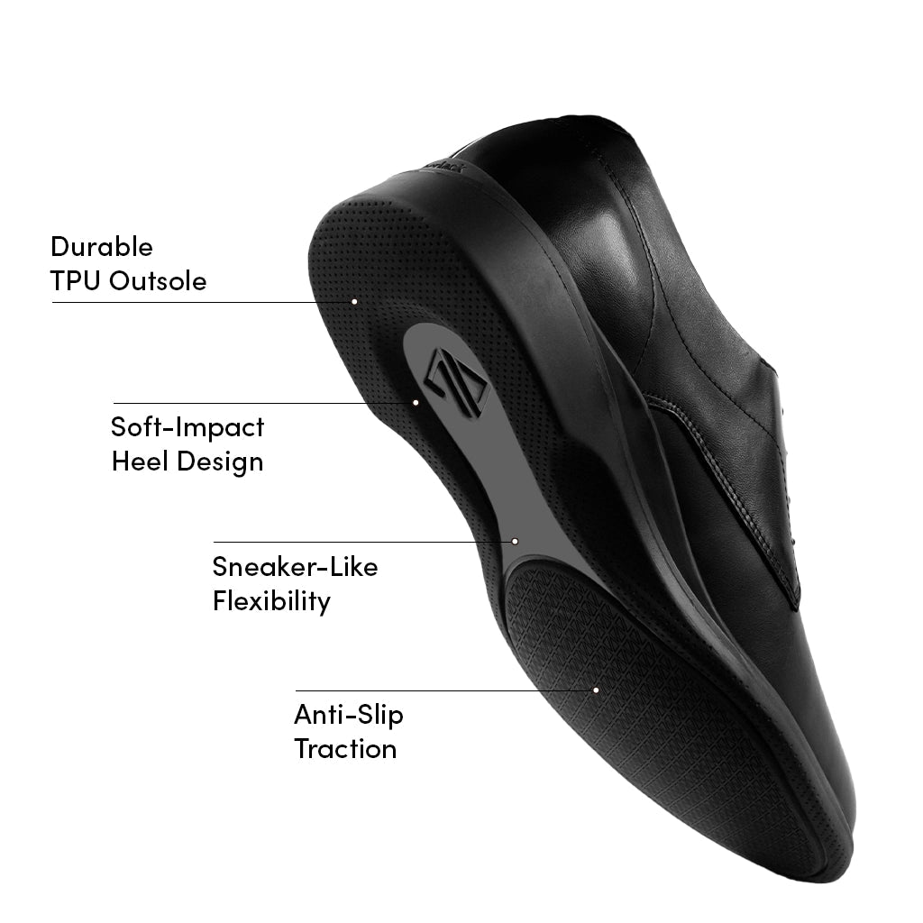 Amberjack The Original Full Grain Leather Dress Shoe in Obsidian-Classic Collection