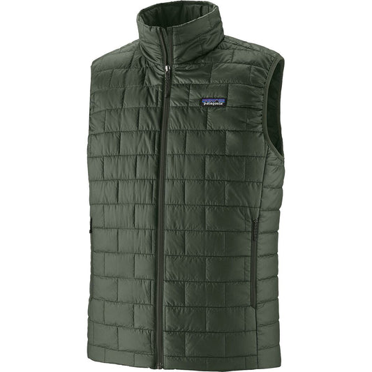 Patagonia Mens Nano Puff Vest in Old Growth Green