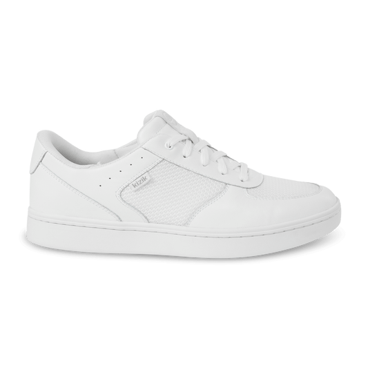 Kizik Oslo Leather Slip-In Shoe in Optic White