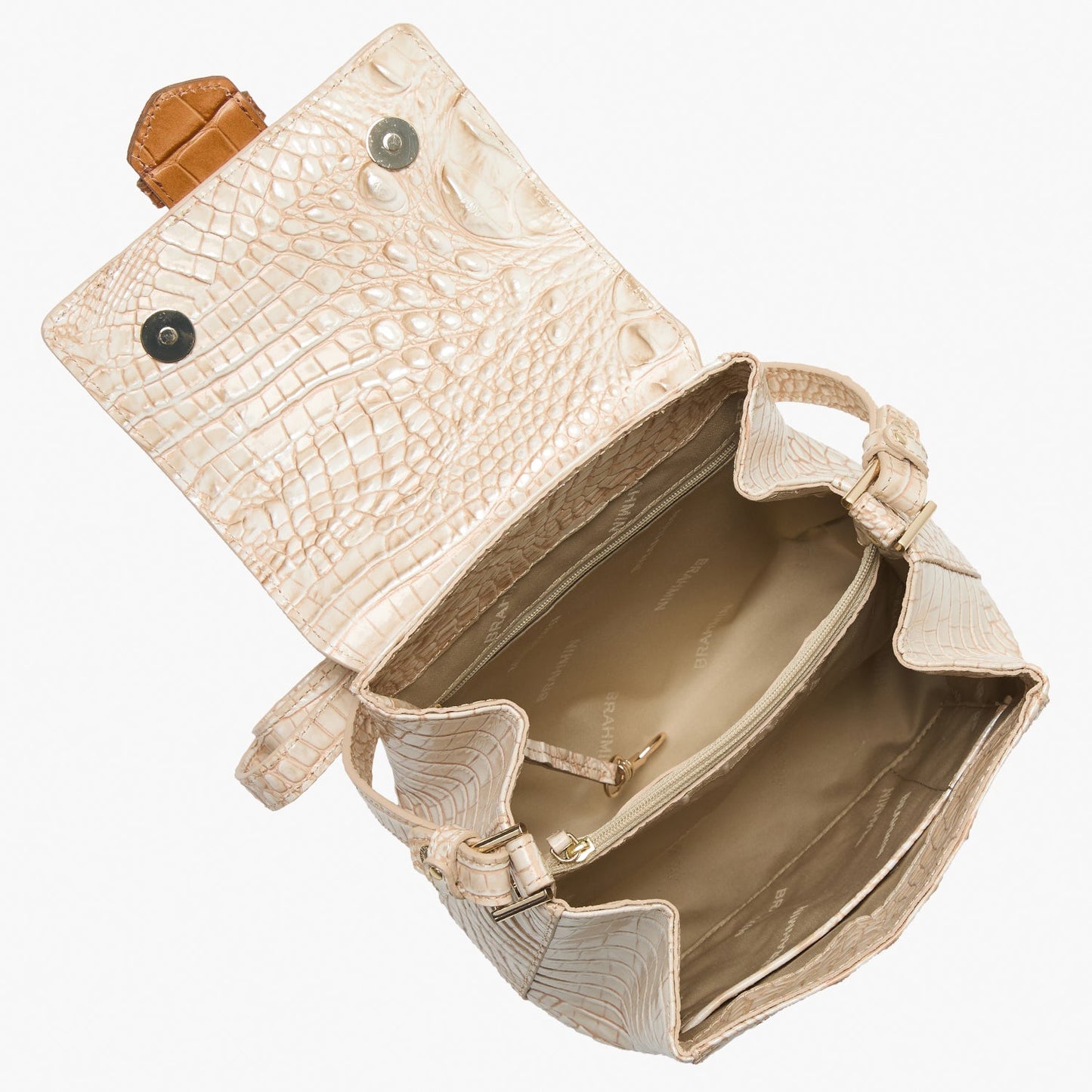 Brahmin Ivory Helm Margo