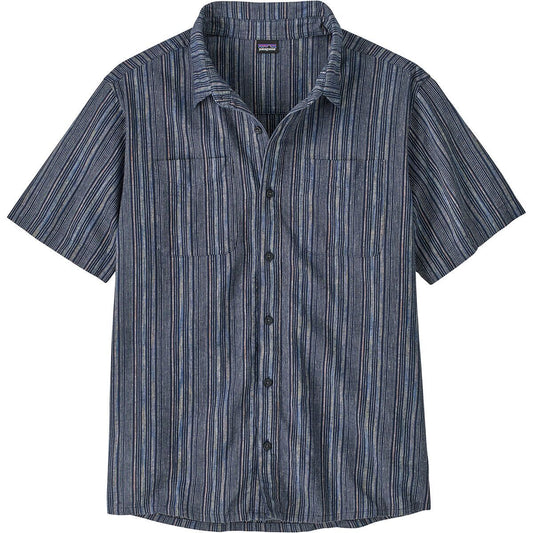 Patagonia Mens Back Step Shirt in Rapids: New Navy