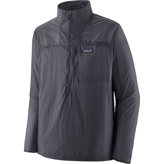 Patagonia Mens Houdini Stash Half Zip Pullover in Smoulder Blue