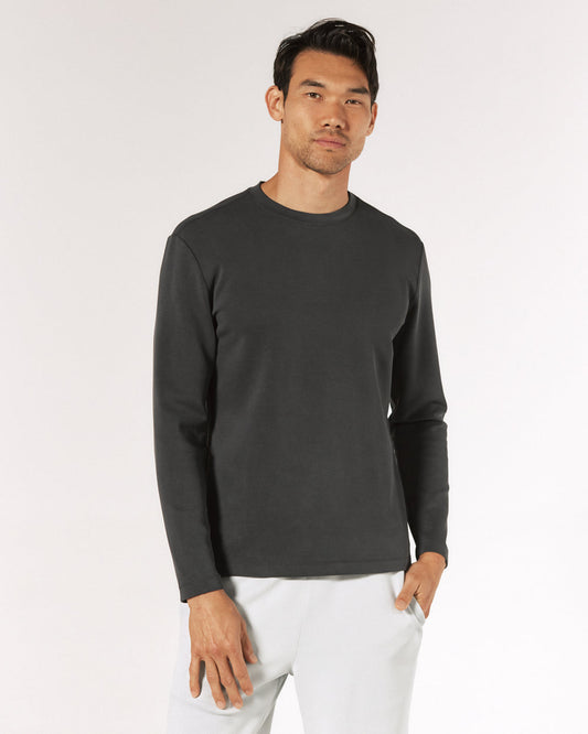 7 Diamonds Rev Long Sleeve Tee in Anthracite
