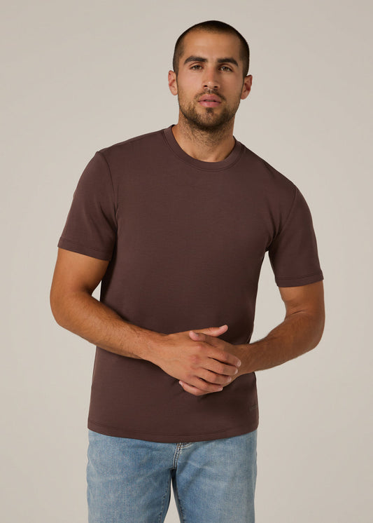 7 Diamonds Mens REV Short Sleeve Tee in Bordeaux