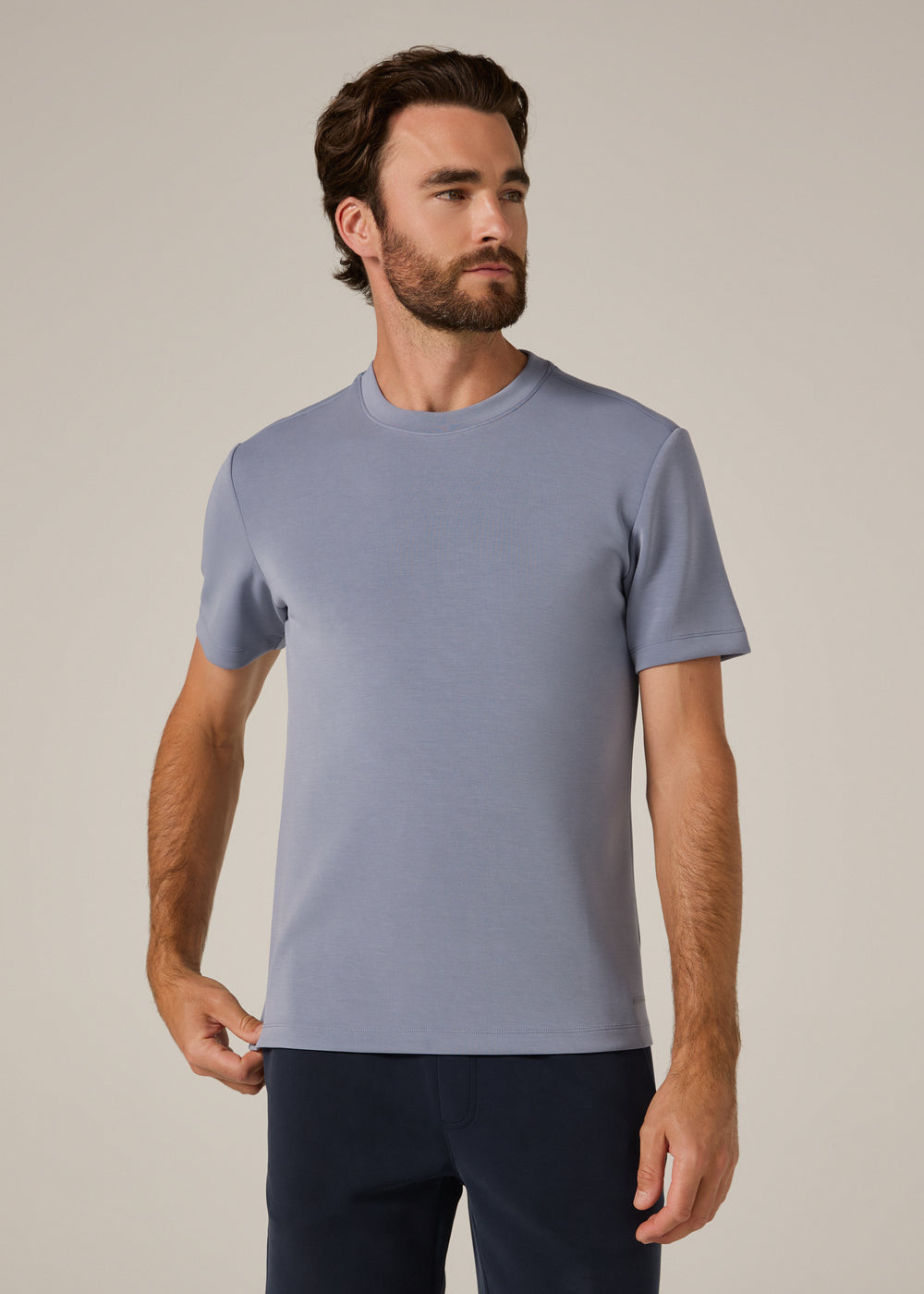 7 Diamonds Mens REV Short Sleeve Tee in Thundercloud