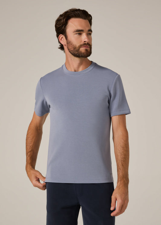 7 Diamonds Mens REV Short Sleeve Tee in Thundercloud