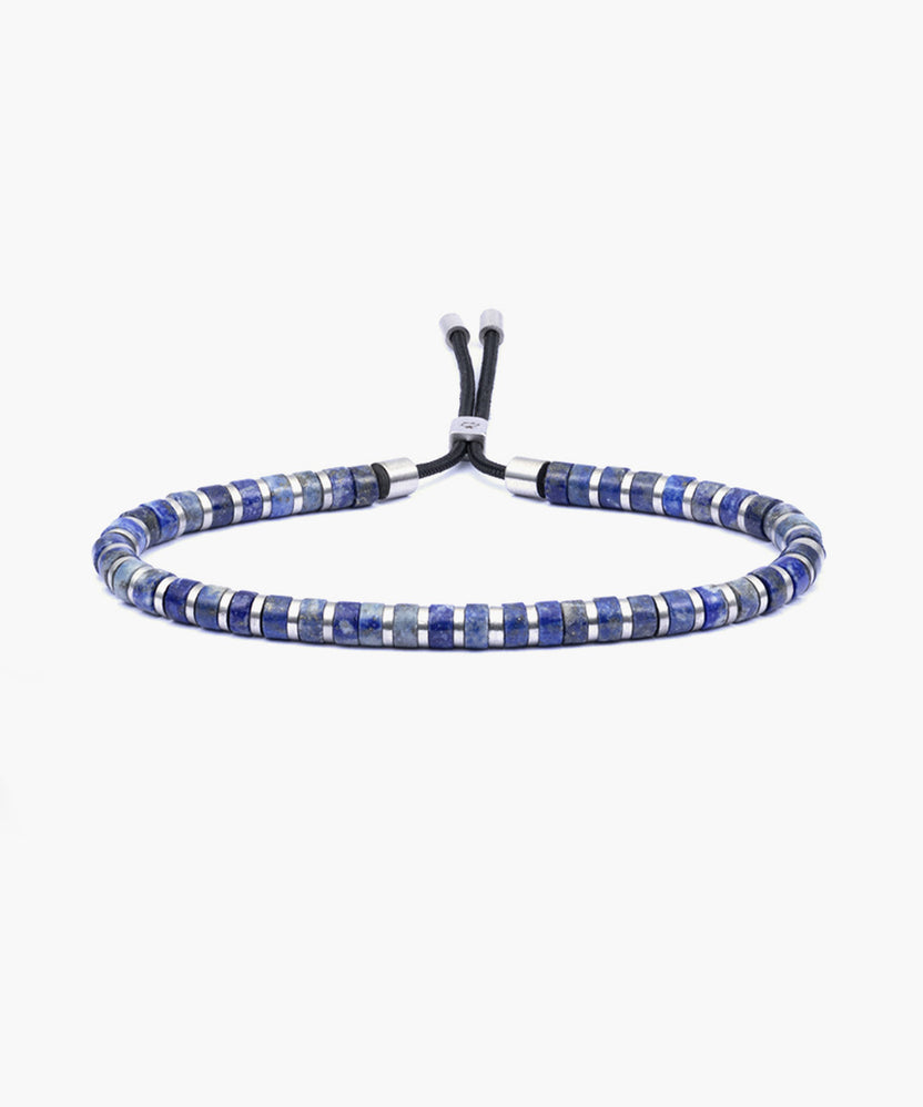 Pig and Hen Brontide 4mm Bracelet in Okinawa/Silver
