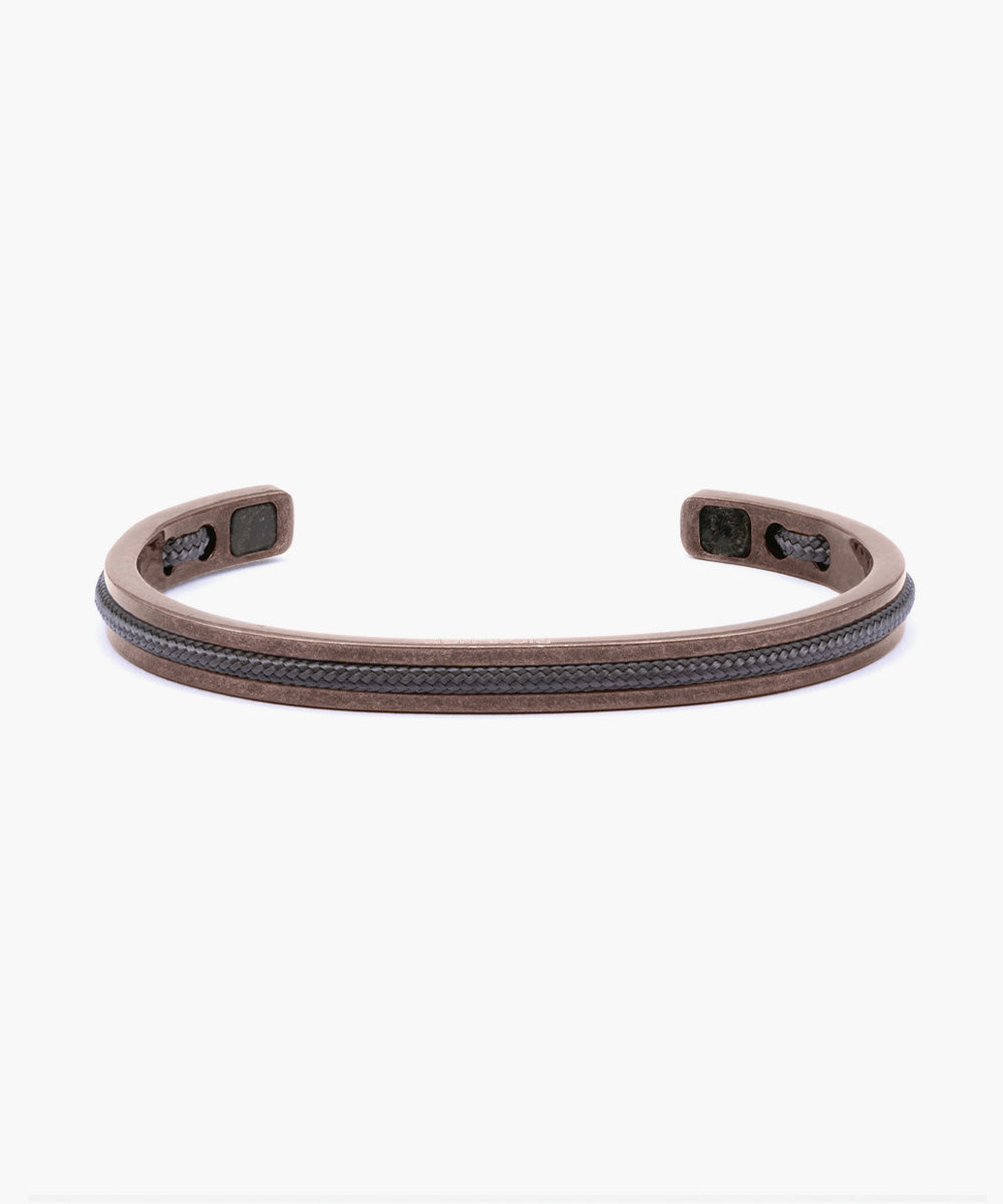 Pig & Hen Navarch 6 Bracelet in Slate Grey/Bronze