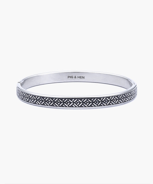 Pig & Hen Navarch 9 Bracelet in Striato/Silver