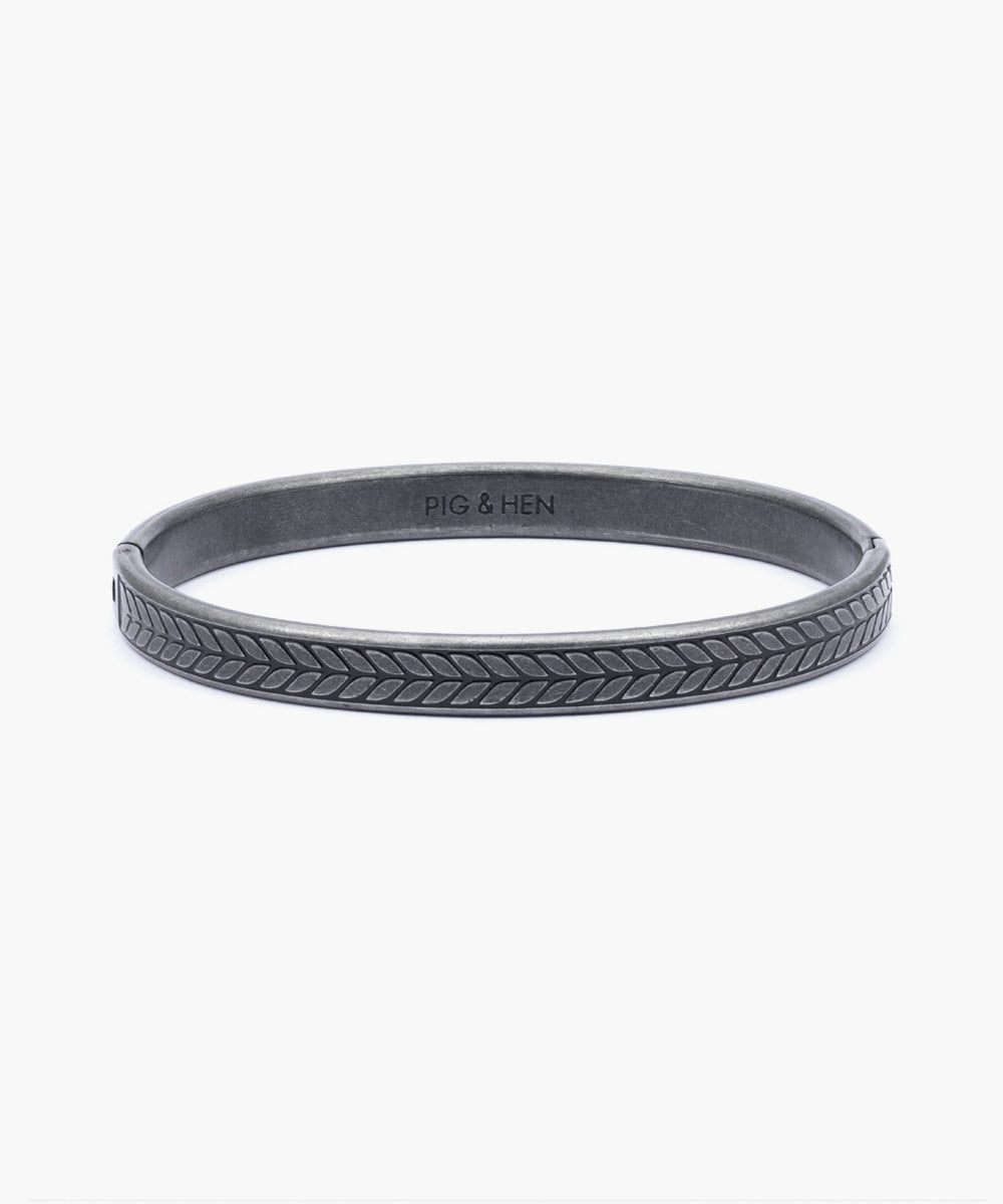 Pig & Hen Navarch 9 Bracelet in Chevron/Vintage