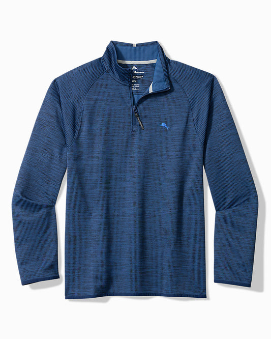 Tommy Bahama Palm Pro Half Zip in Maritime