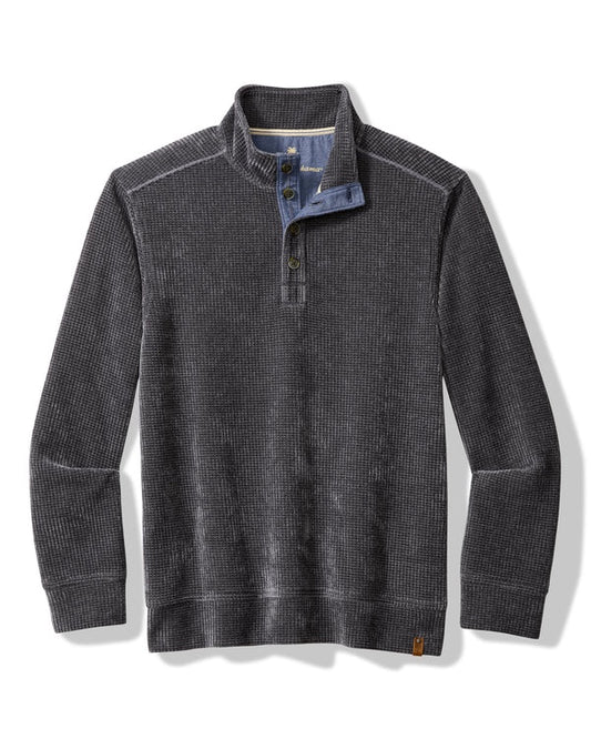 Tommy Bahama Mount Vista Button Mock in Turbulence
