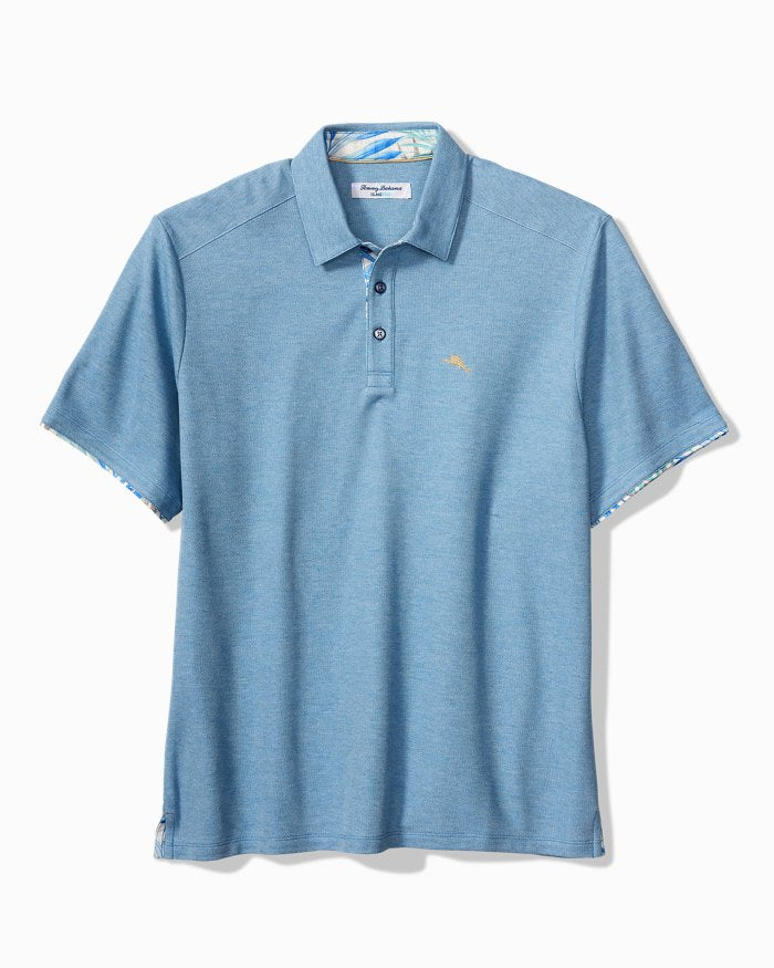 Tommy Bahama Palm Dancer 5 O'Clock Polo in Dockside Blue