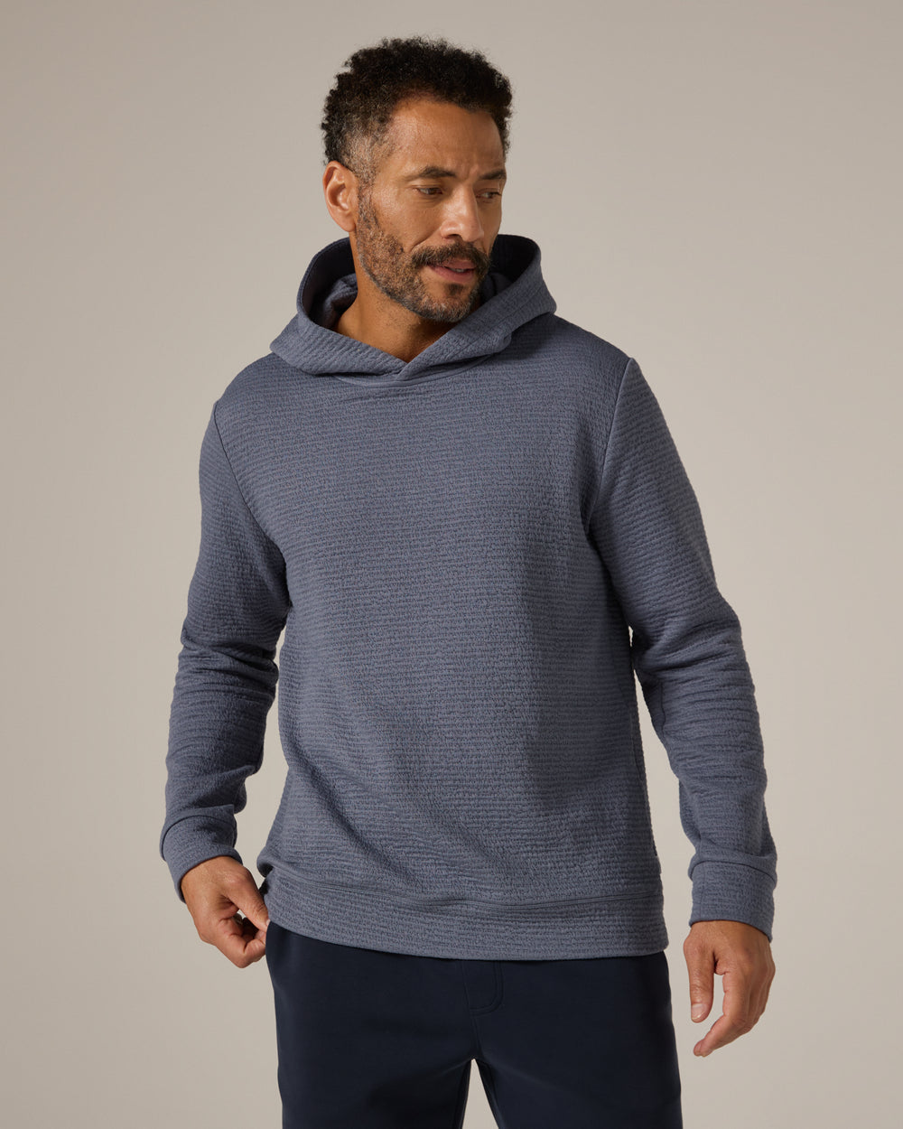7 Diamonds Elevate Hoodie in Dusty Blue