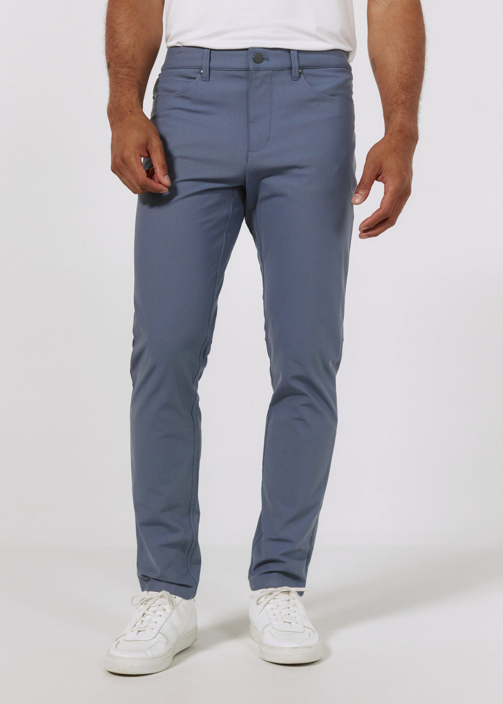 7 Diamonds Mens Infinity 7-Pocket Pant in Stone Blue