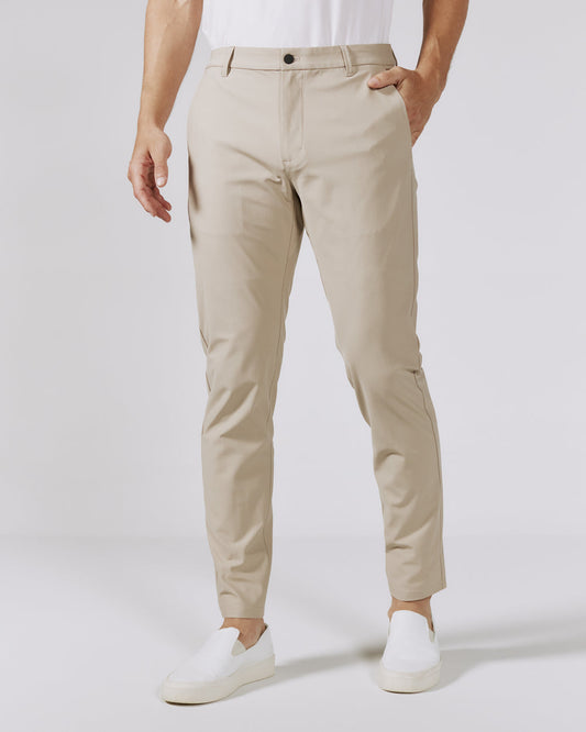 7 Diamonds Infinity Athletic Fit Chino Pant in Khaki