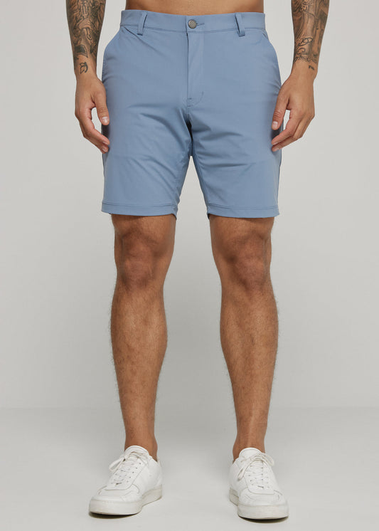 7 Diamonds Zuma 8" Short in Stone Blue