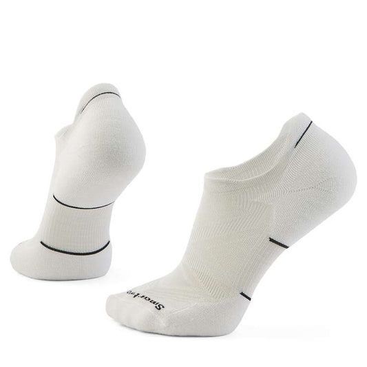 Smartwool Mens Run Targeted Cushion Low Ankle Socks in Black/White