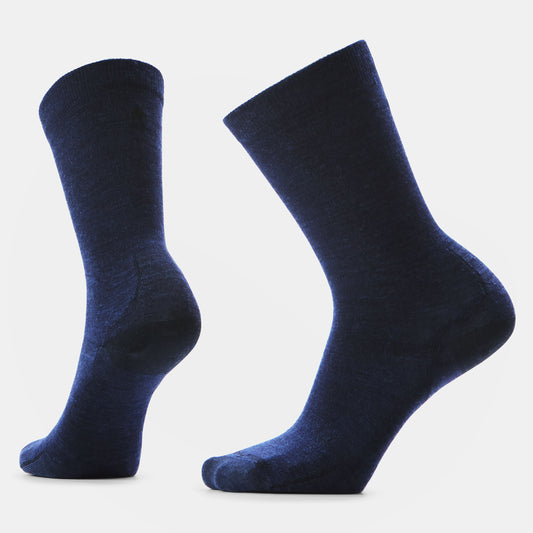 Smartwool Mens Everyday Anchor Line Crew Socks in Deep Navy