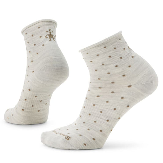 Womens Smartwool Everyday Classic Dot Ankle Socks in Ash