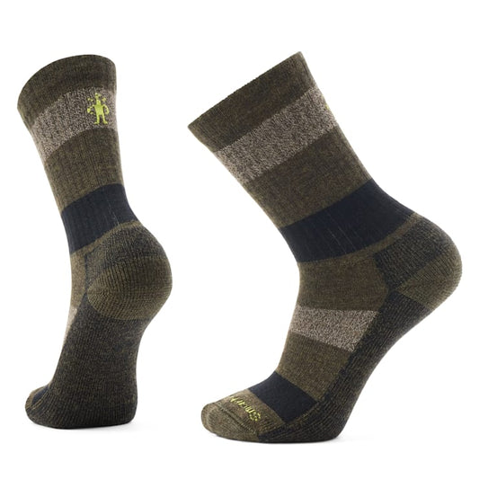 Smartwool Mens Everyday Barnsley Sweater Crew Socks in Military Olive