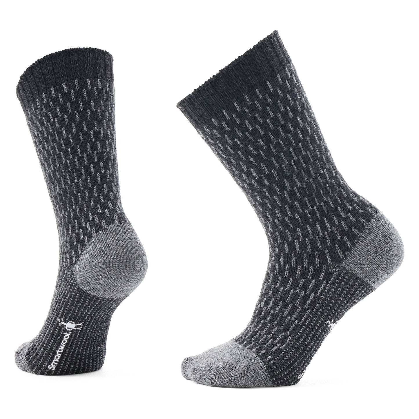 Womens Smartwool Everyday Cozy Digi-Tick Crew Socks in Charcoal
