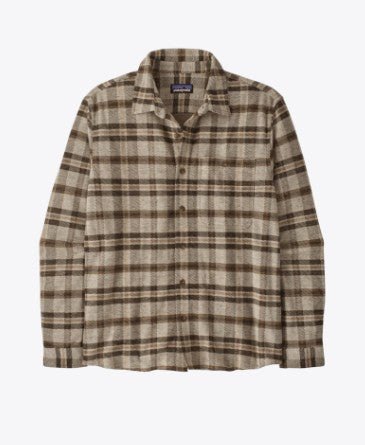 Patagonia Mens Stretch Fjord Flannel Shirt in Freeride: Oar Tan