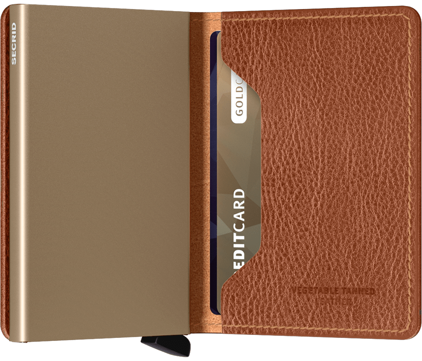 Secrid Slim Wallet in Veg Caramello
