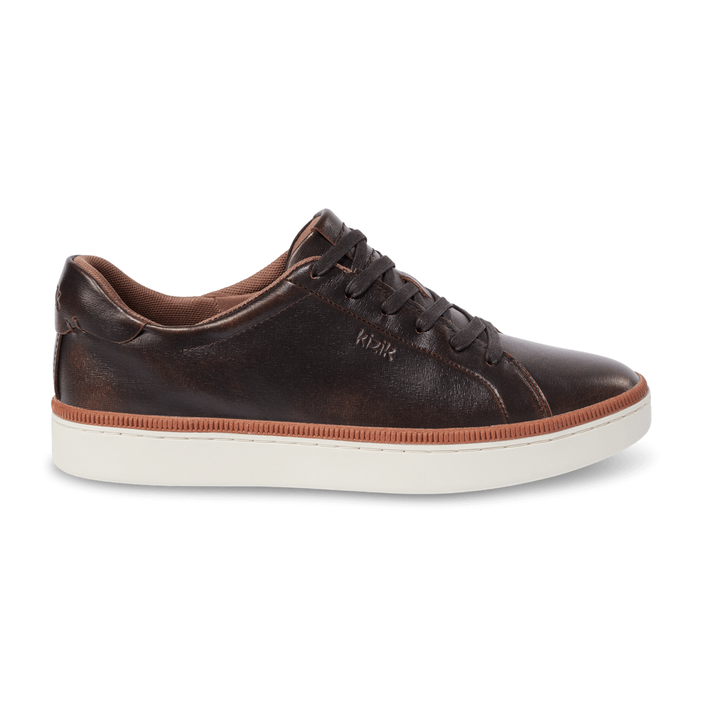 Kizik Sonoma Slip On Leather Sneaker in Brown