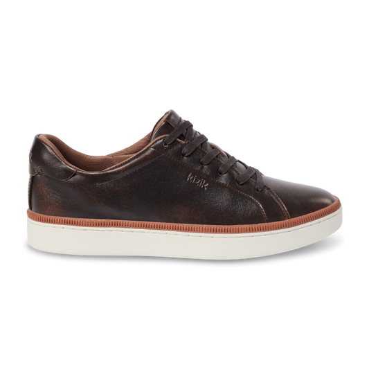 Kizik Sonoma Slip On Leather Sneaker in Brown