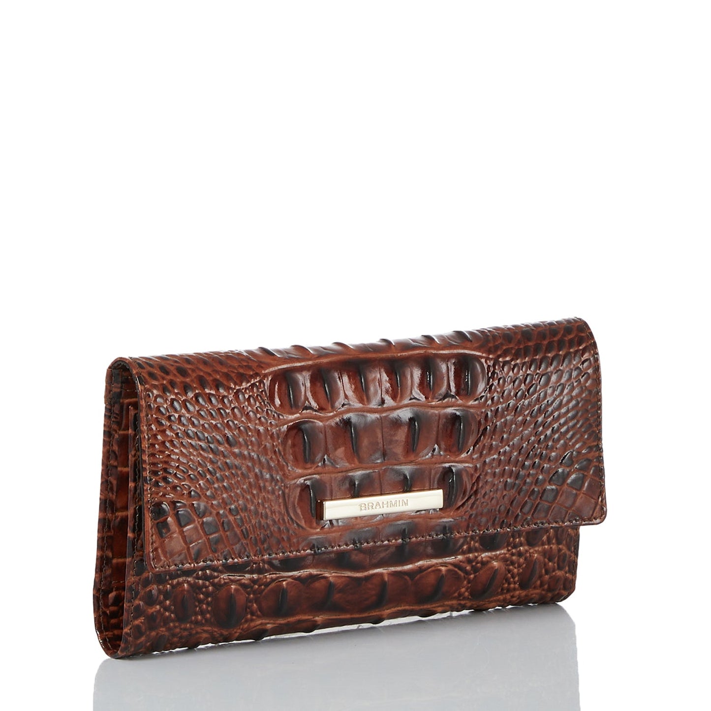 Womens Brahmin Pecan Melbourne Cordelia Wallet