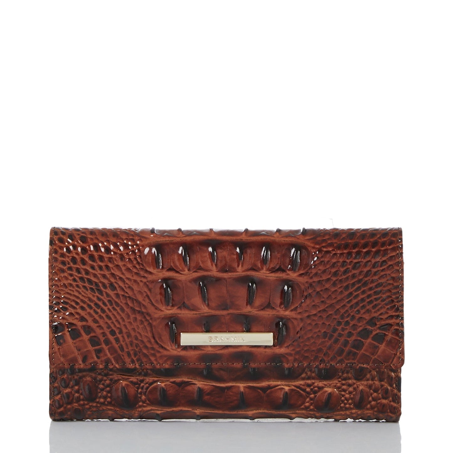 Womens Brahmin Pecan Melbourne Cordelia Wallet