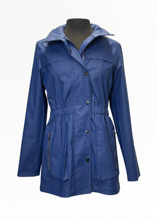 Womens Renuar Knit Raincoat in Oxford