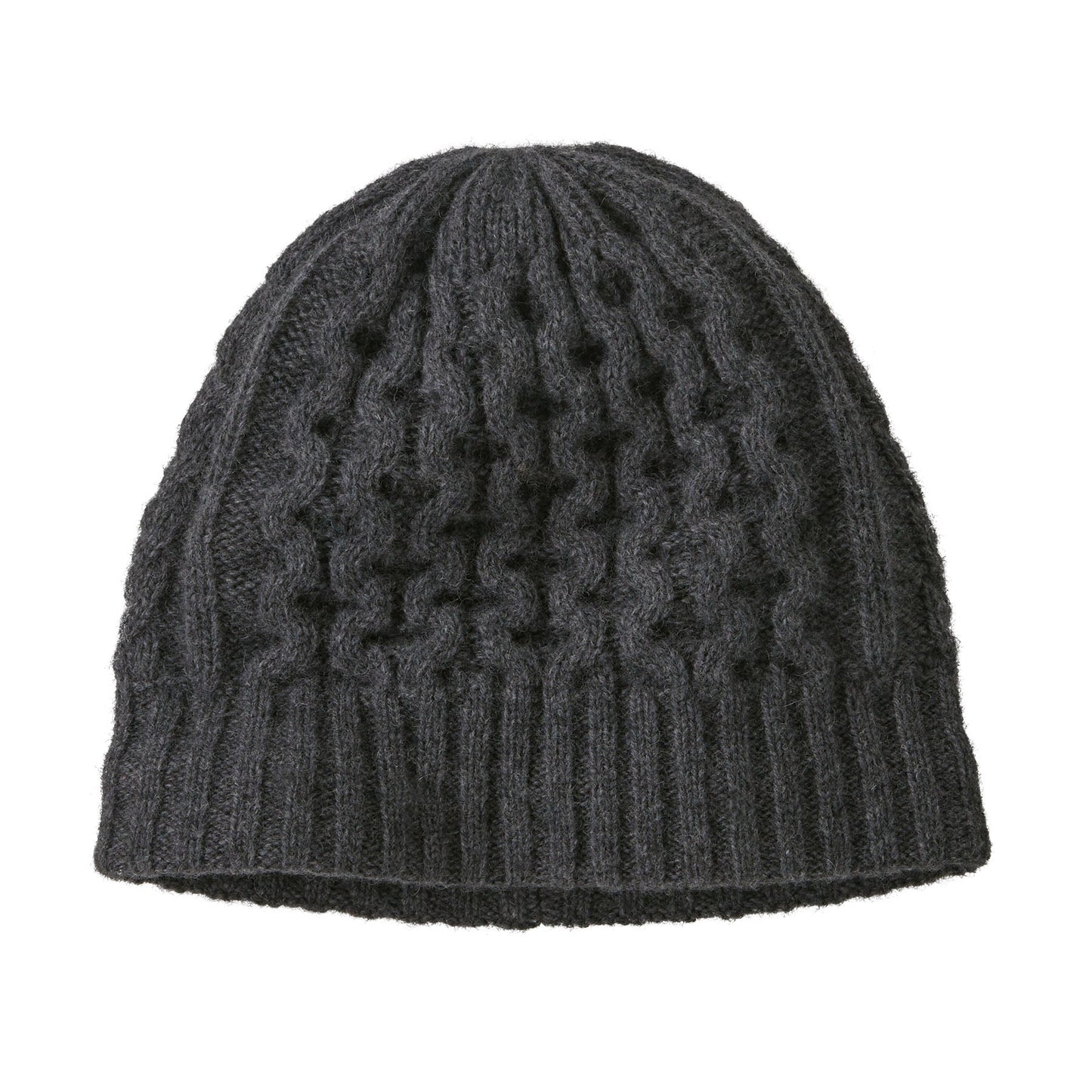 Womens Patagonia Coastal Cable Beanie in Noble Grey