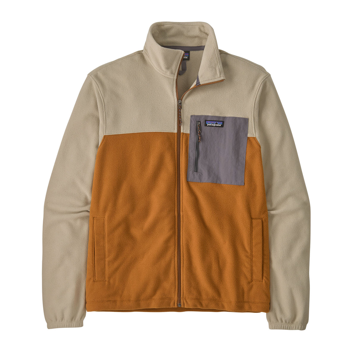 Patagonia Mens Micro D Patch Pocket Jacket in Cinnamon Brown