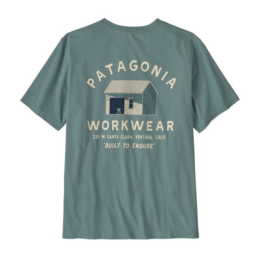 Patagonia Mens Forge Born T-Shirt in Blue Sage