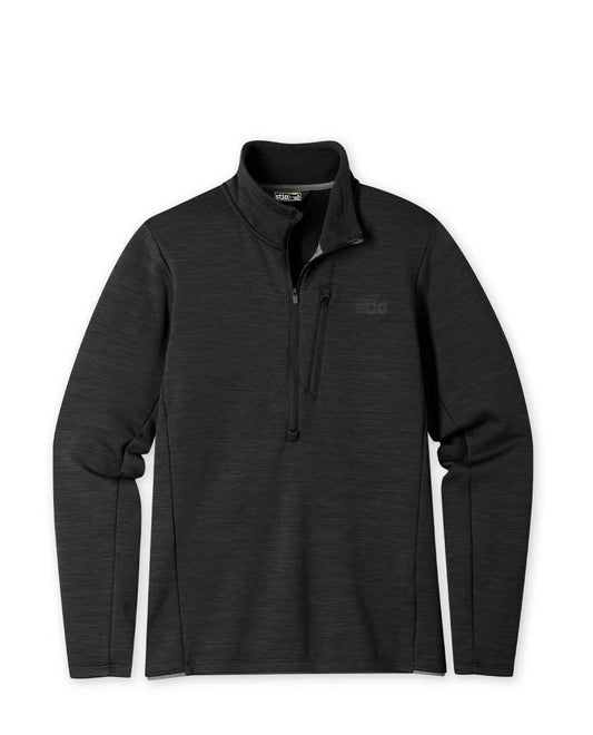 Stio Mens Glide Power Stretch Half Zip in Abyss