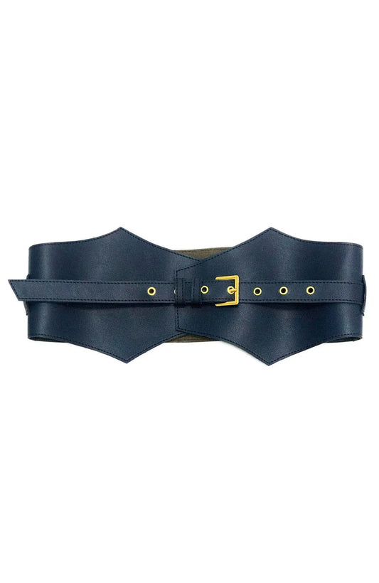 Womens Gretchen Scott Adjustable Corset Belt in Navy