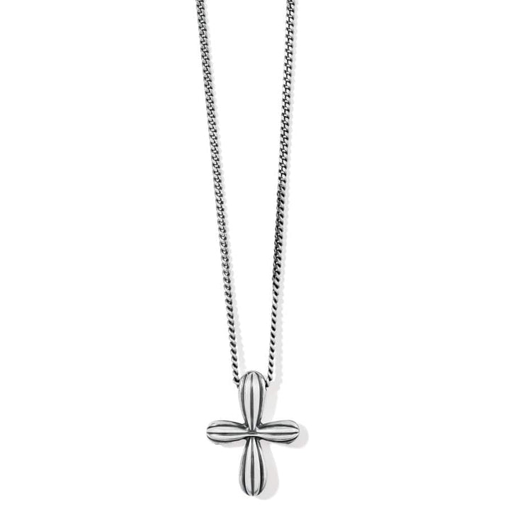 Womens Brighton Ferrara Amphora Petite Cross Necklace