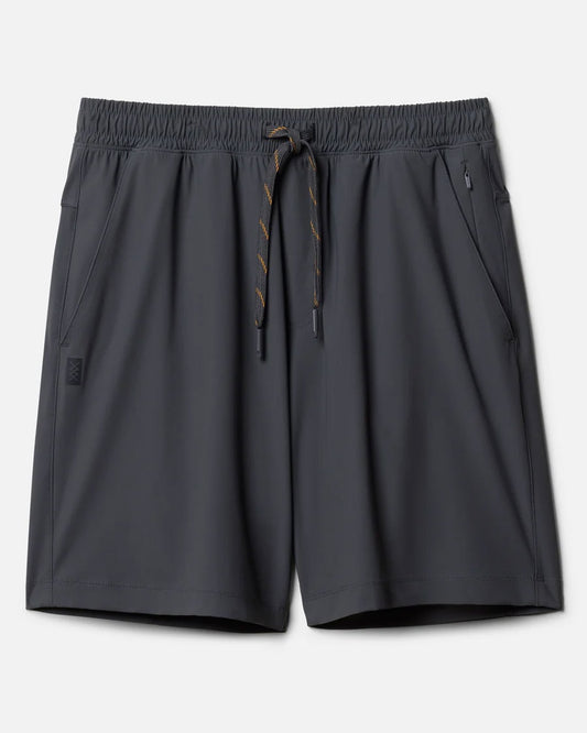 Rhone Mens 7" Lined Pursuit Short in Asphalt