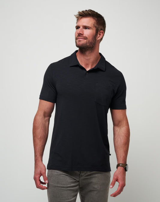 Travis Mathew Cloud Polo in Black