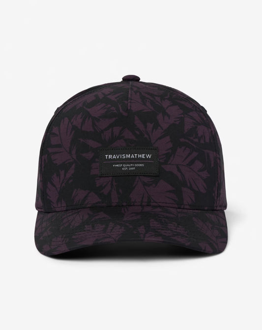 Travis Mathew Jungle Bird Snapback Hat in Black